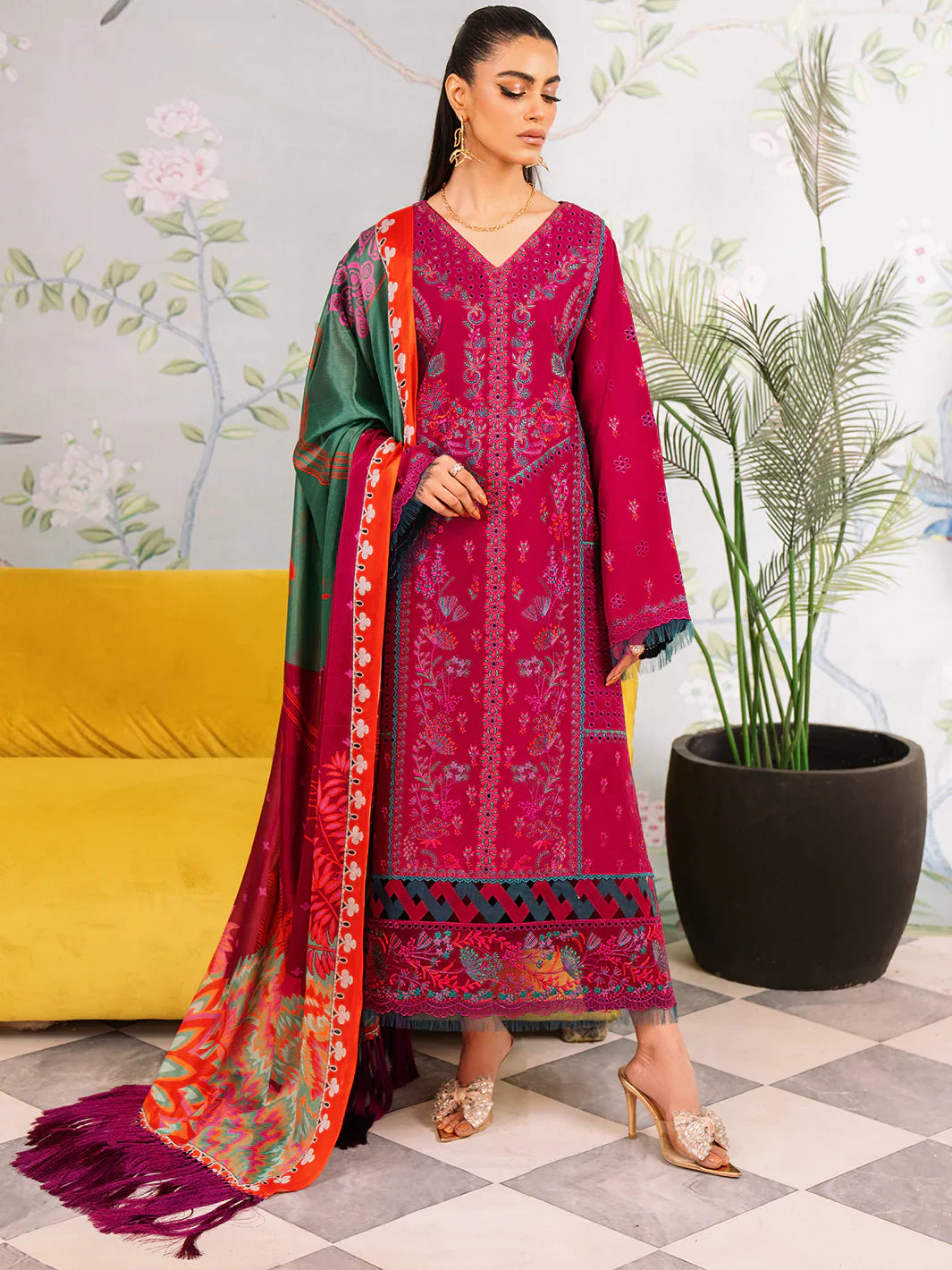 Bin Ilyas | La Hira Spring Summer 24 | 203-B by Bin Ilyas - Designer Dress - Type: Ladies Clothes - Available at Libayah - 100% Original
