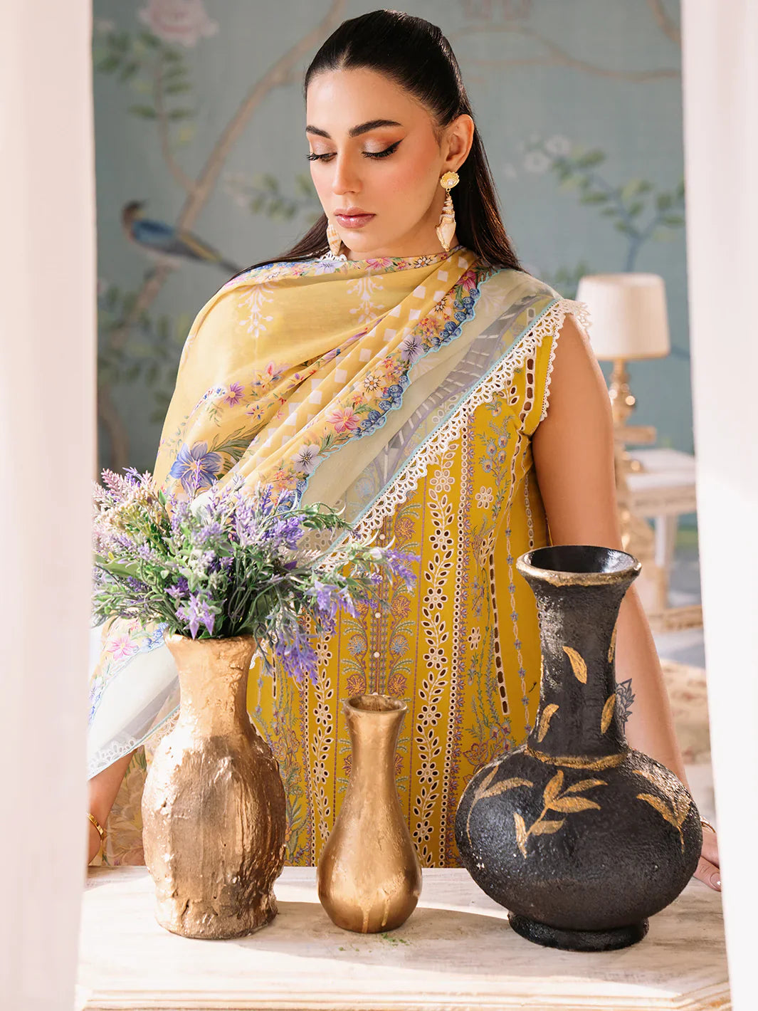 Bin Ilyas | La Hira Spring Summer 24 | 201 - A by Bin Ilyas - Designer Dress - Type: Ladies Clothes - Available at Libayah - 100% Original