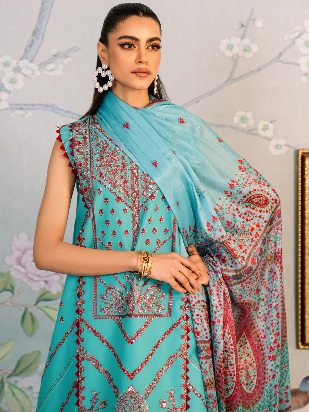 Bin Ilyas | La Hira Spring Summer 24 | 204-B by Bin Ilyas - Designer Dress - Type: Ladies Clothes - Available at Libayah - 100% Original