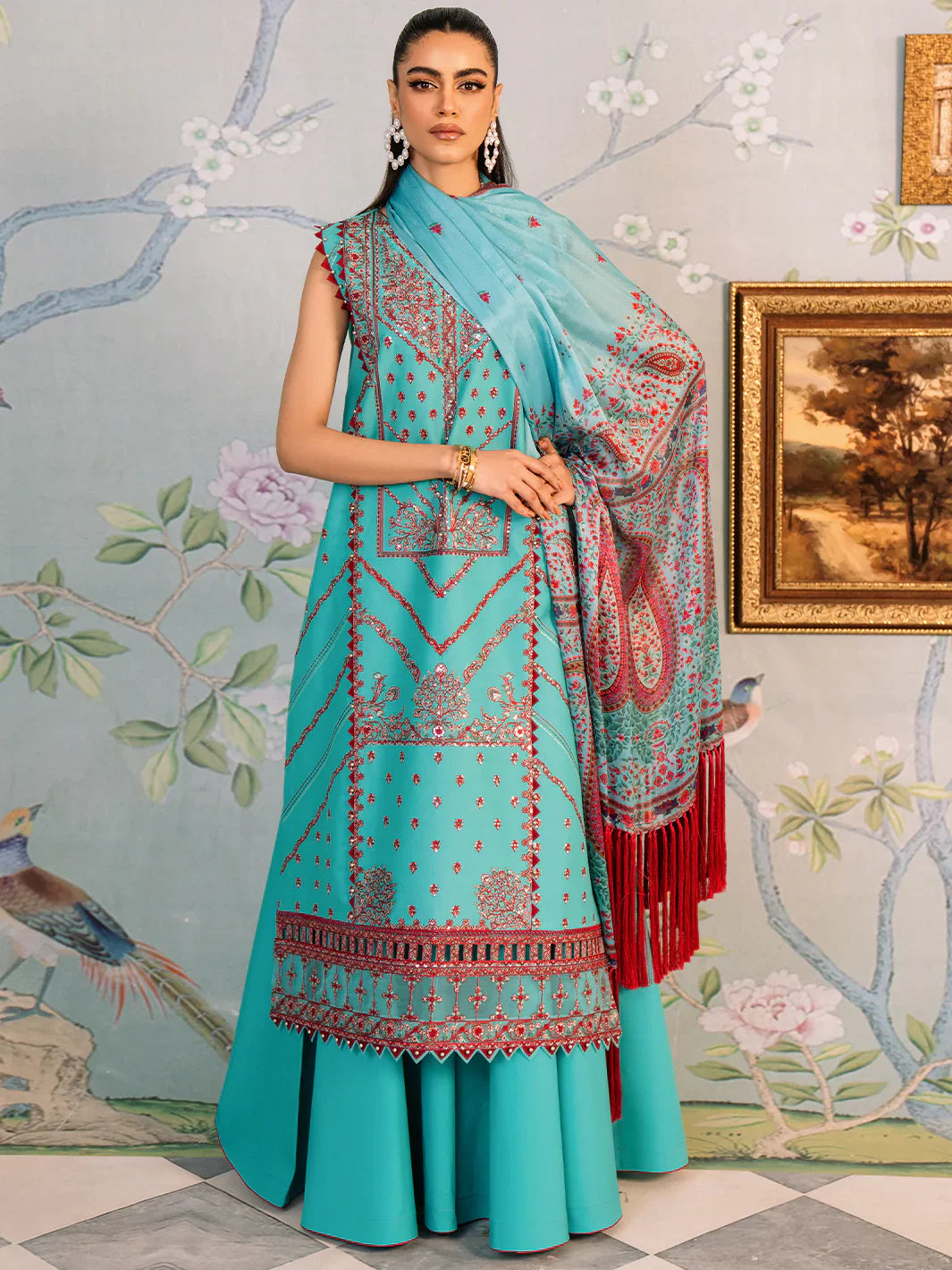Bin Ilyas | La Hira Spring Summer 24 | 204-B by Bin Ilyas - Designer Dress - Type: Ladies Clothes - Available at Libayah - 100% Original