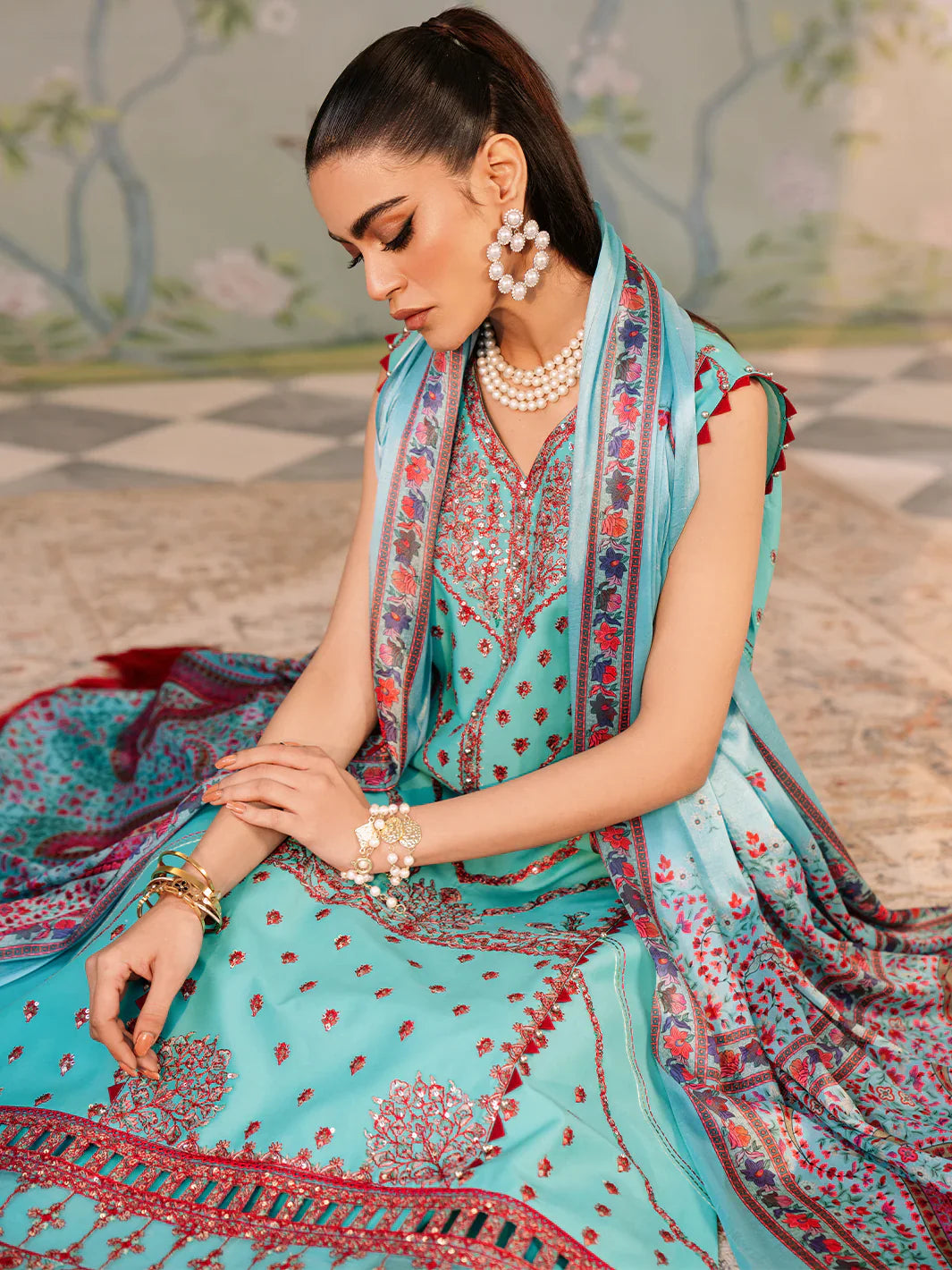 Bin Ilyas | La Hira Spring Summer 24 | 204-B by Bin Ilyas - Designer Dress - Type: Ladies Clothes - Available at Libayah - 100% Original