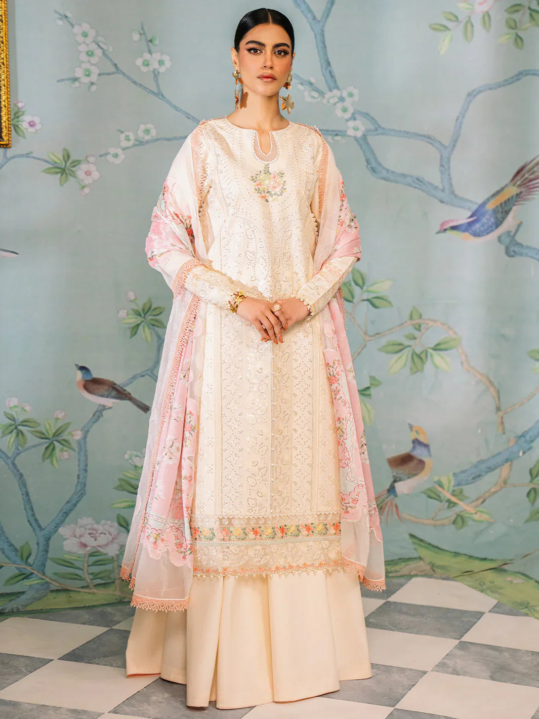 Bin Ilyas | La Hira Spring Summer 24 | 205A by Bin Ilyas - Designer Dress - Type: Ladies Clothes - Available at Libayah - 100% Original