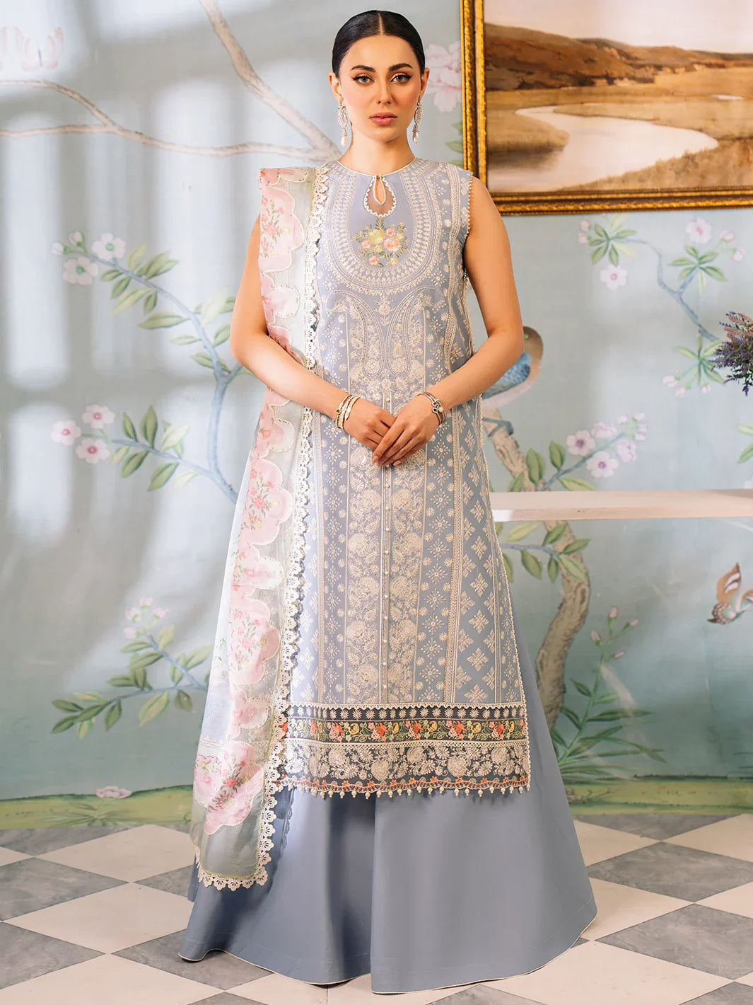 Bin Ilyas | La Hira Spring Summer 24 | 205-B by Bin Ilyas - Designer Dress - Type: Ladies Clothes - Available at Libayah - 100% Original