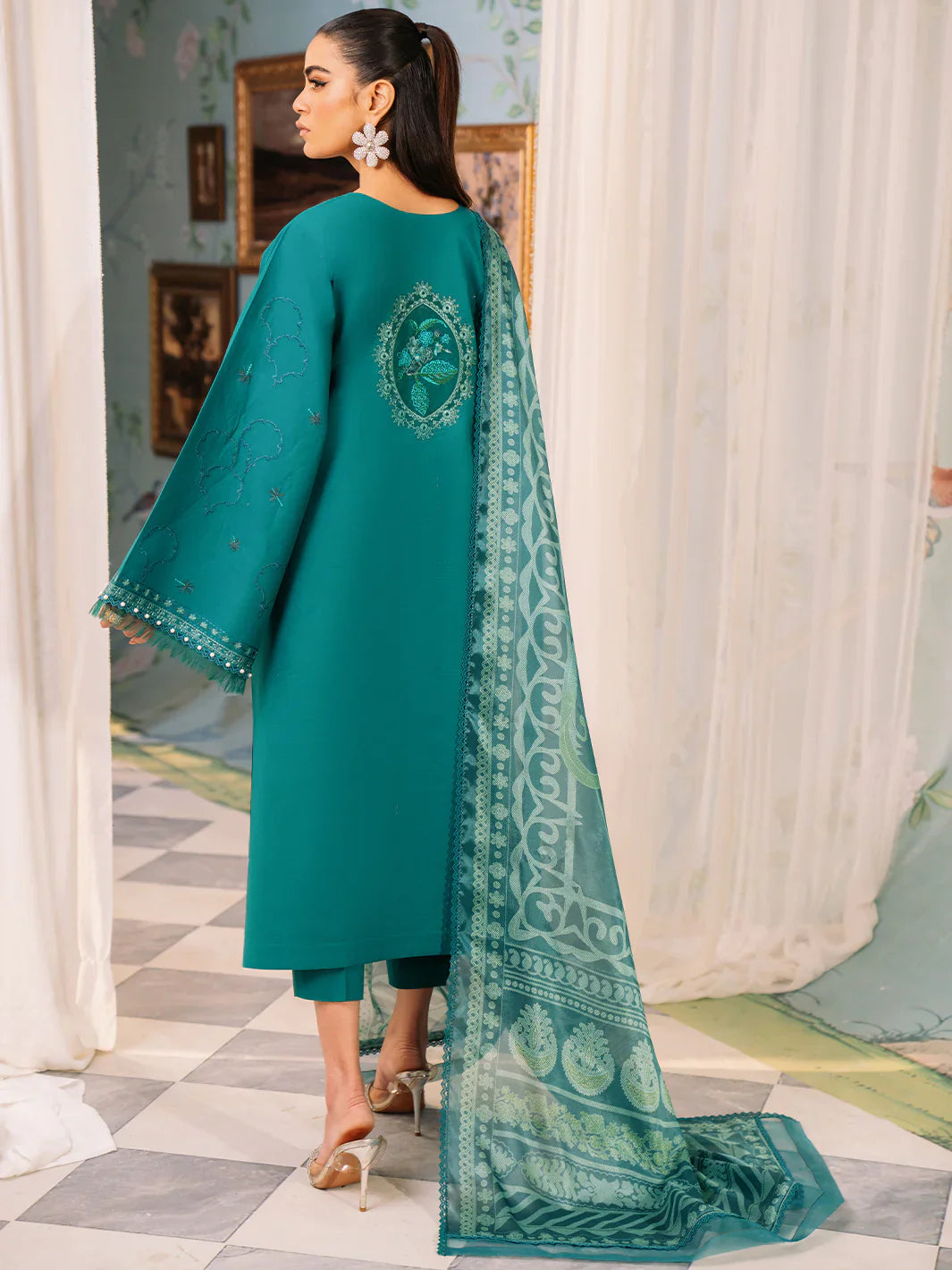 Bin Ilyas | La Hira Spring Summer 24 | 207-A by Bin Ilyas - Designer Dress - Type: Ladies Clothes - Available at Libayah - 100% Original