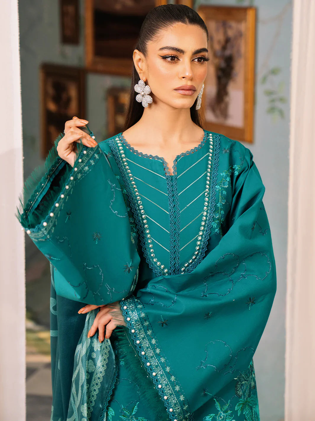 Bin Ilyas | La Hira Spring Summer 24 | 207-A by Bin Ilyas - Designer Dress - Type: Ladies Clothes - Available at Libayah - 100% Original
