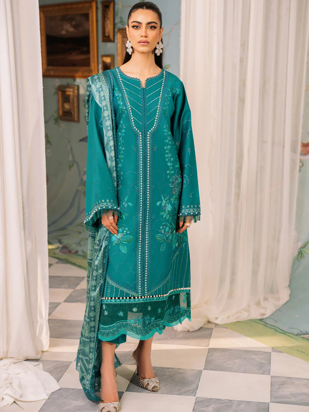 Bin Ilyas | La Hira Spring Summer 24 | 207-A by Bin Ilyas - Designer Dress - Type: Ladies Clothes - Available at Libayah - 100% Original
