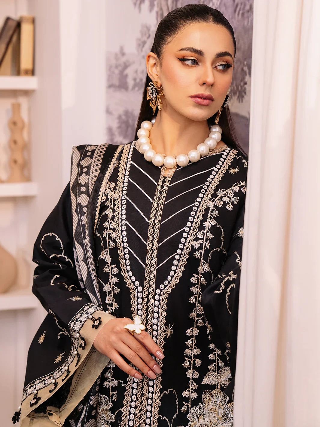 Bin Ilyas | La Hira Spring Summer 24 | 207-B by Bin Ilyas - Designer Dress - Type: Ladies Clothes - Available at Libayah - 100% Original