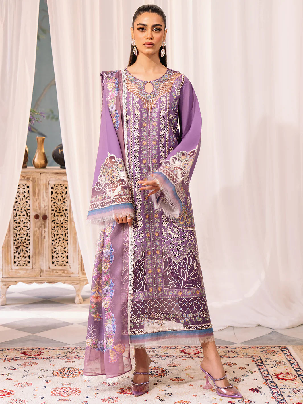 Bin Ilyas | La Hira Spring Summer 24 | 201-B by Bin Ilyas - Designer Dress - Type: Ladies Clothes - Available at Libayah - 100% Original