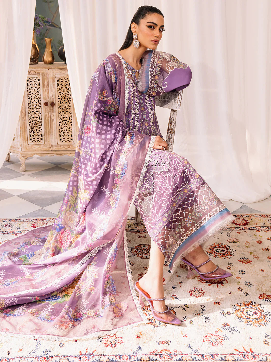 Bin Ilyas | La Hira Spring Summer 24 | 201-B by Bin Ilyas - Designer Dress - Type: Ladies Clothes - Available at Libayah - 100% Original