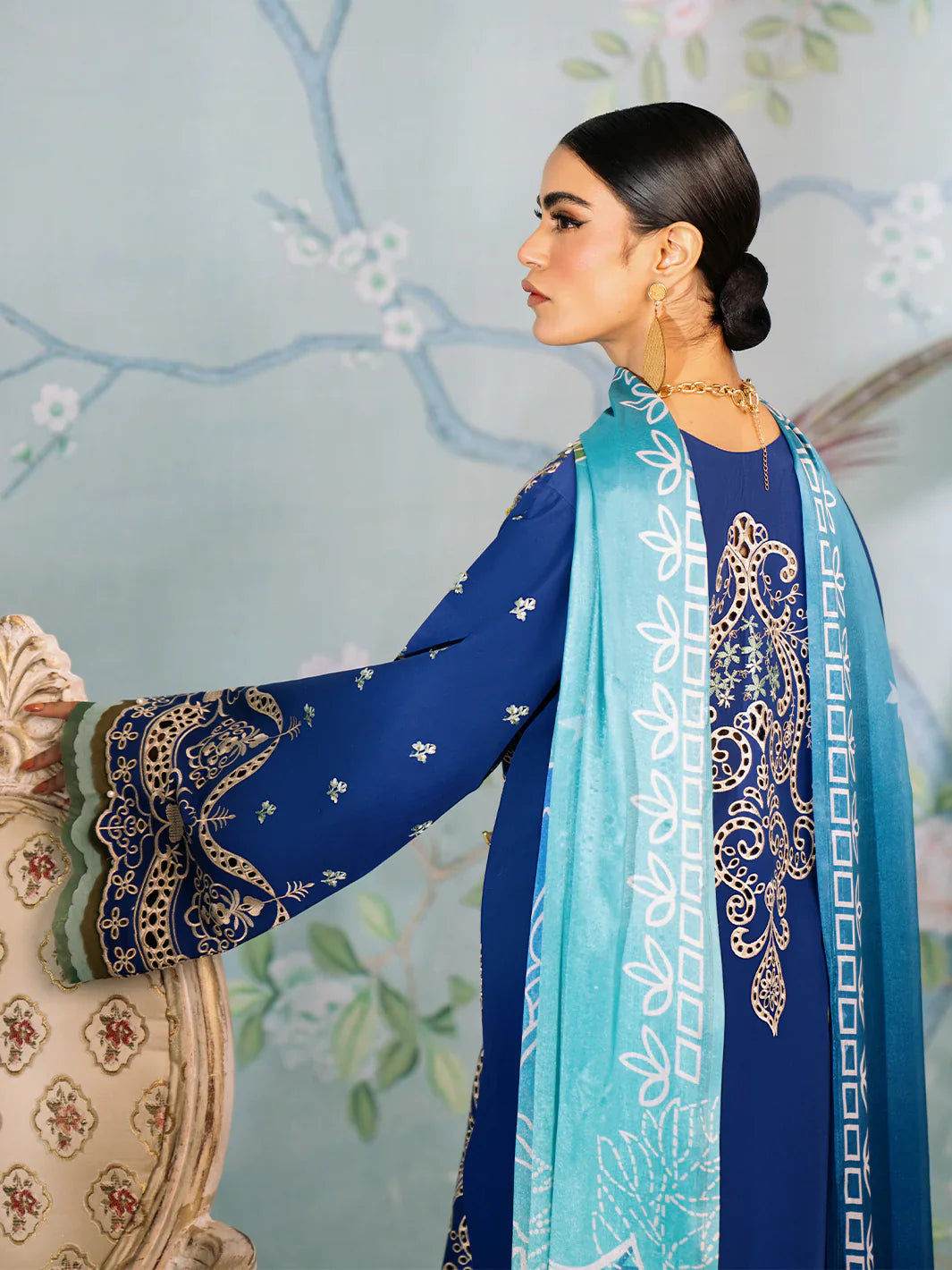 Bin Ilyas | La Hira Spring Summer 24 | 202-A by Bin Ilyas - Designer Dress - Type: Ladies Clothes - Available at Libayah - 100% Original