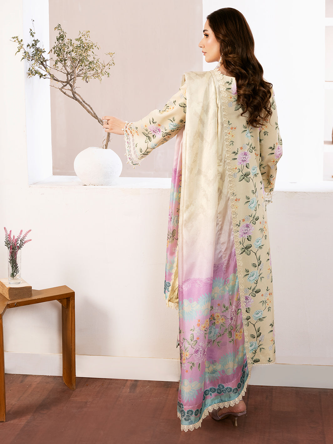 Bin Ilyas | Noura Viscose 24 | 71-B by Bin Ilyas - Designer Dress - Type: Ladies Clothes - Available at Libayah - 100% Original