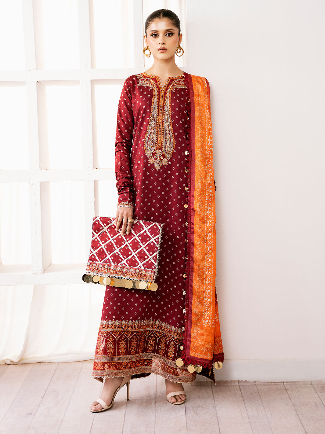 Bin Ilyas | Noura Viscose 24 | 72-B by Bin Ilyas - Designer Dress - Type: Ladies Clothes - Available at Libayah - 100% Original