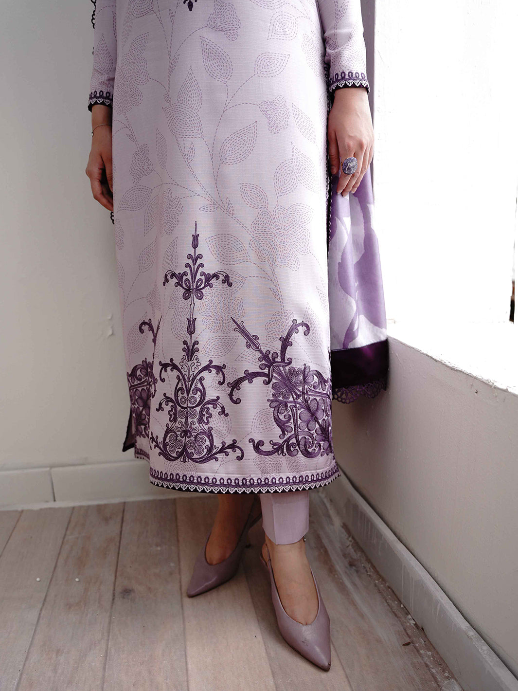 Bin Ilyas | Noura Viscose 24 | 73-A by Bin Ilyas - Designer Dress - Type: Ladies Clothes - Available at Libayah - 100% Original