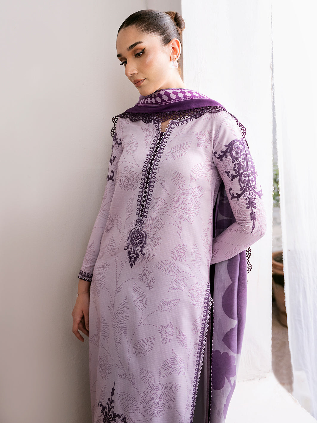 Bin Ilyas | Noura Viscose 24 | 73-A by Bin Ilyas - Designer Dress - Type: Ladies Clothes - Available at Libayah - 100% Original