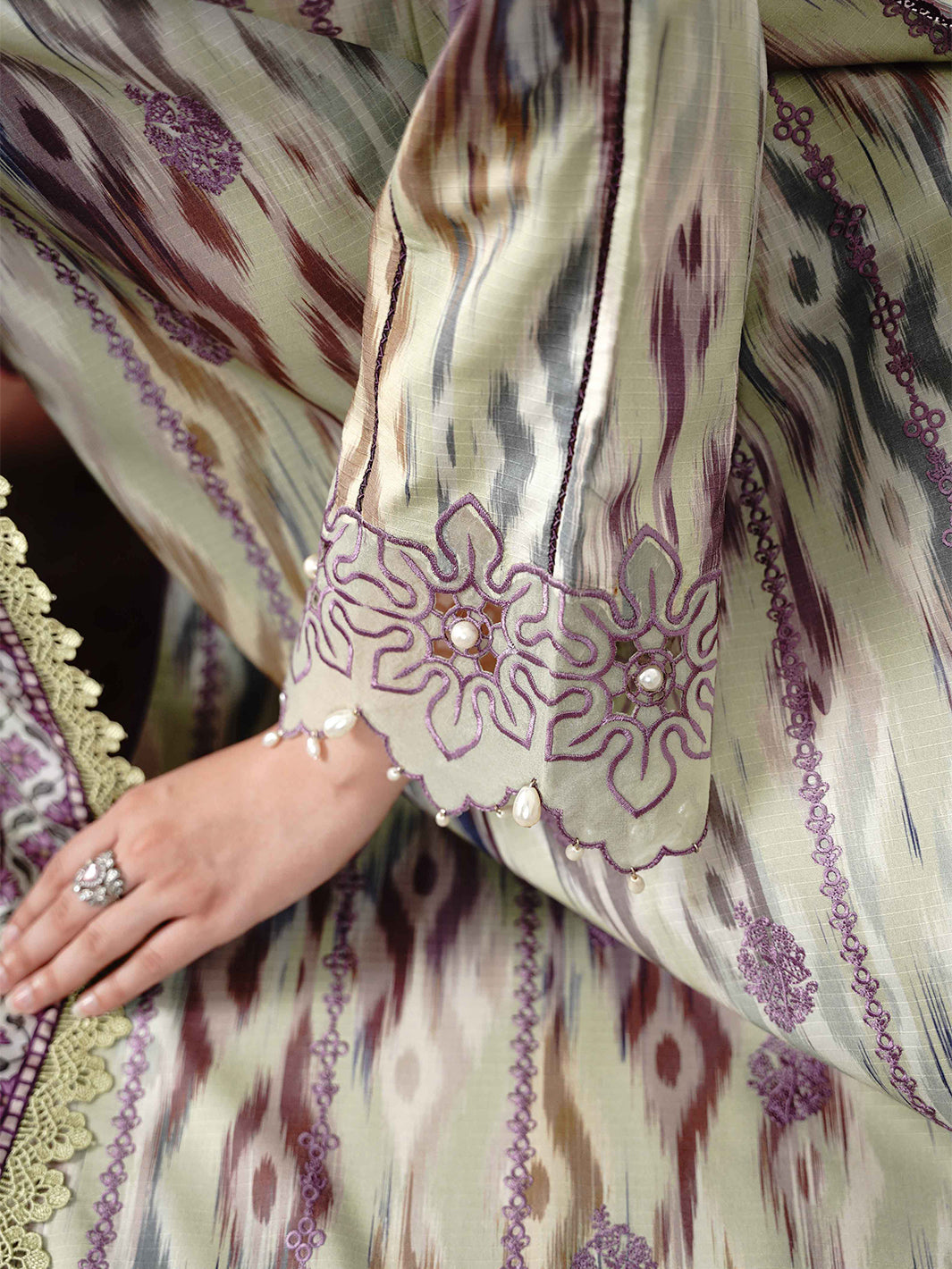 Bin Ilyas | Noura Viscose 24 | 75-A by Bin Ilyas - Designer Dress - Type: Ladies Clothes - Available at Libayah - 100% Original