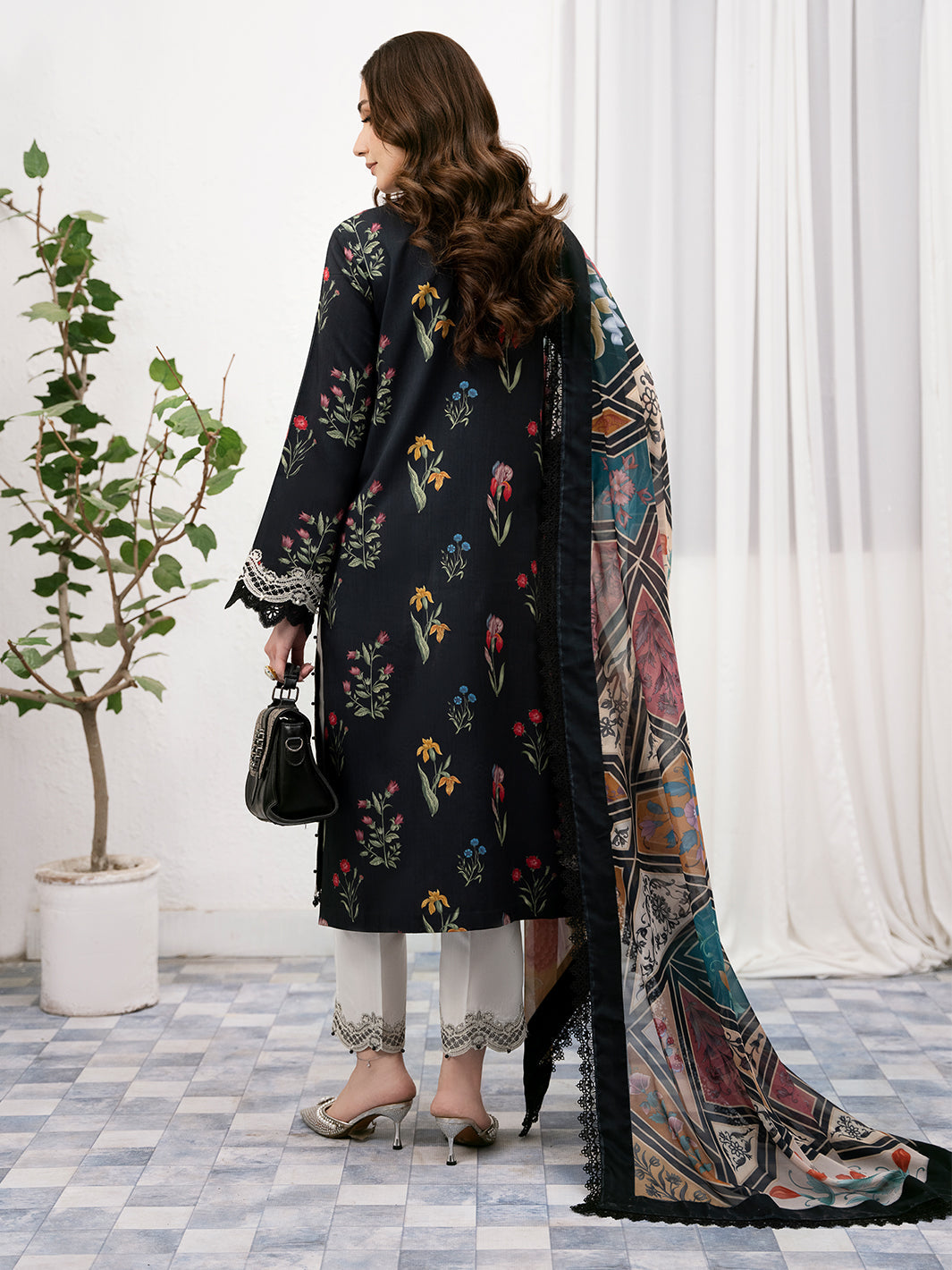 Bin Ilyas | Noura Viscose 24 | 77-A by Bin Ilyas - Designer Dress - Type: Ladies Clothes - Available at Libayah - 100% Original