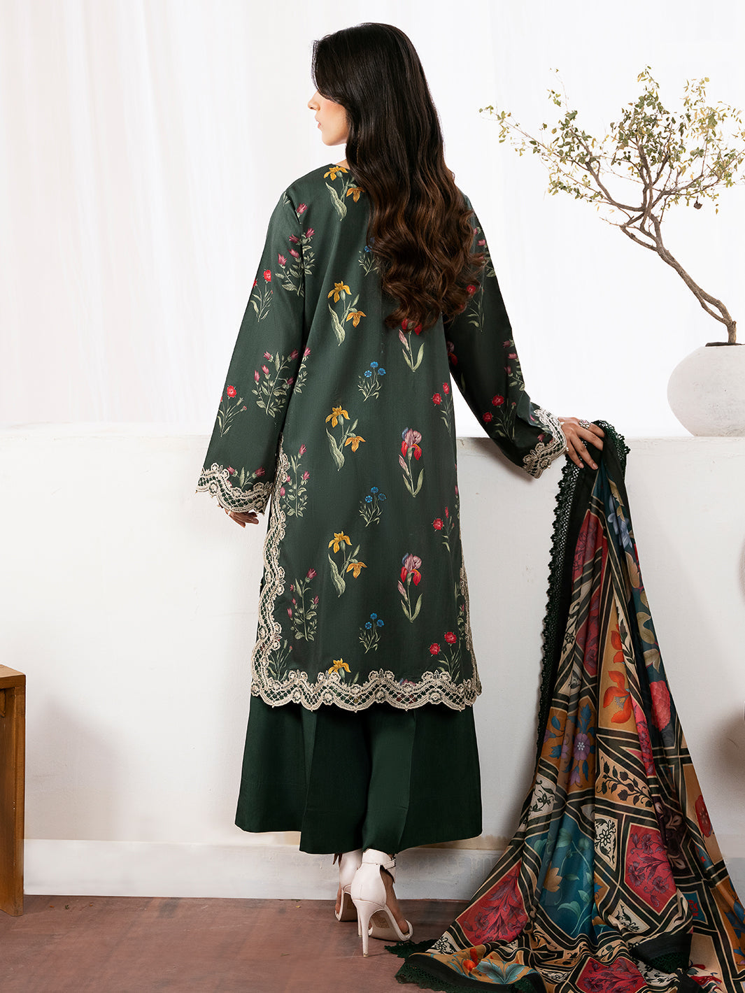 Bin Ilyas | Noura Viscose 24 | 77-B by Bin Ilyas - Designer Dress - Type: Ladies Clothes - Available at Libayah - 100% Original