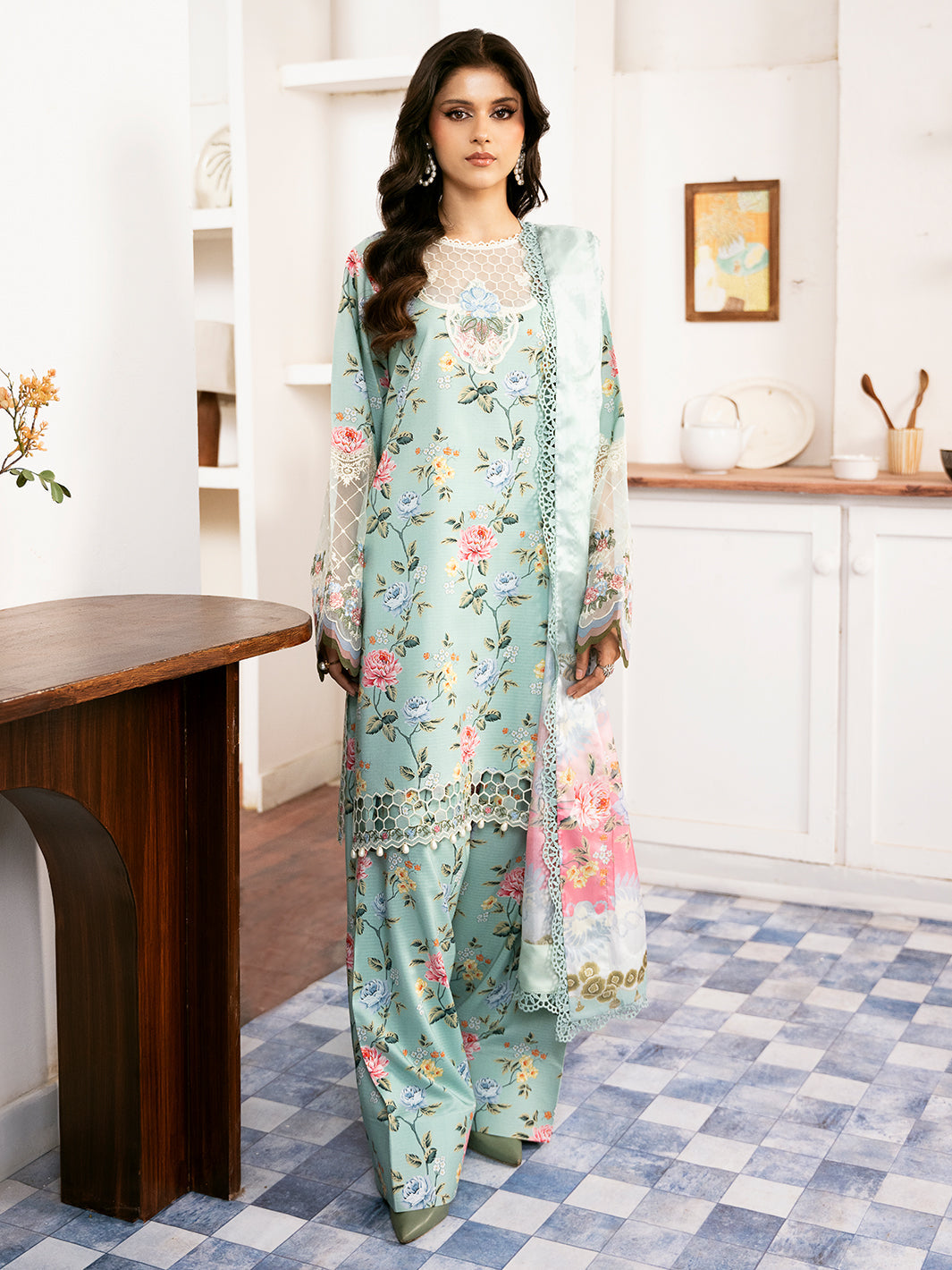 Bin Ilyas | Noura Viscose 24 | 71-A by Bin Ilyas - Designer Dress - Type: Ladies Clothes - Available at Libayah - 100% Original