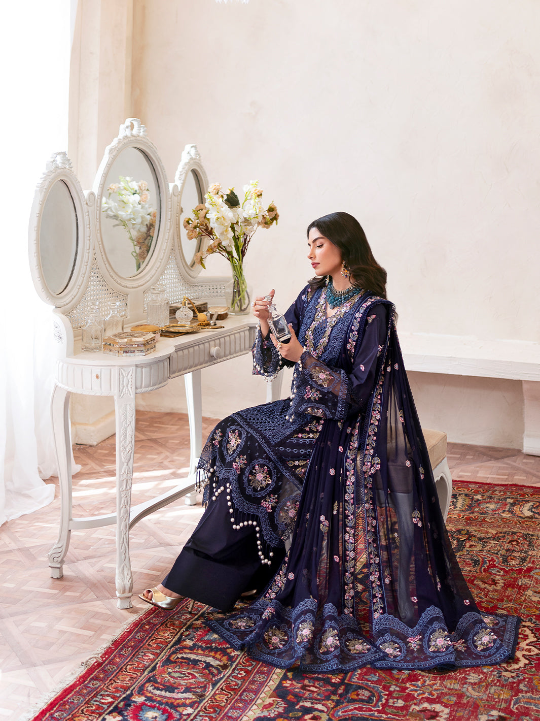 Mahnur | Sophie Luxury Lawn 25 | Blake by Mahnur - Designer Dress - Type: Ladies Clothes - Available at Libayah - 100% Original