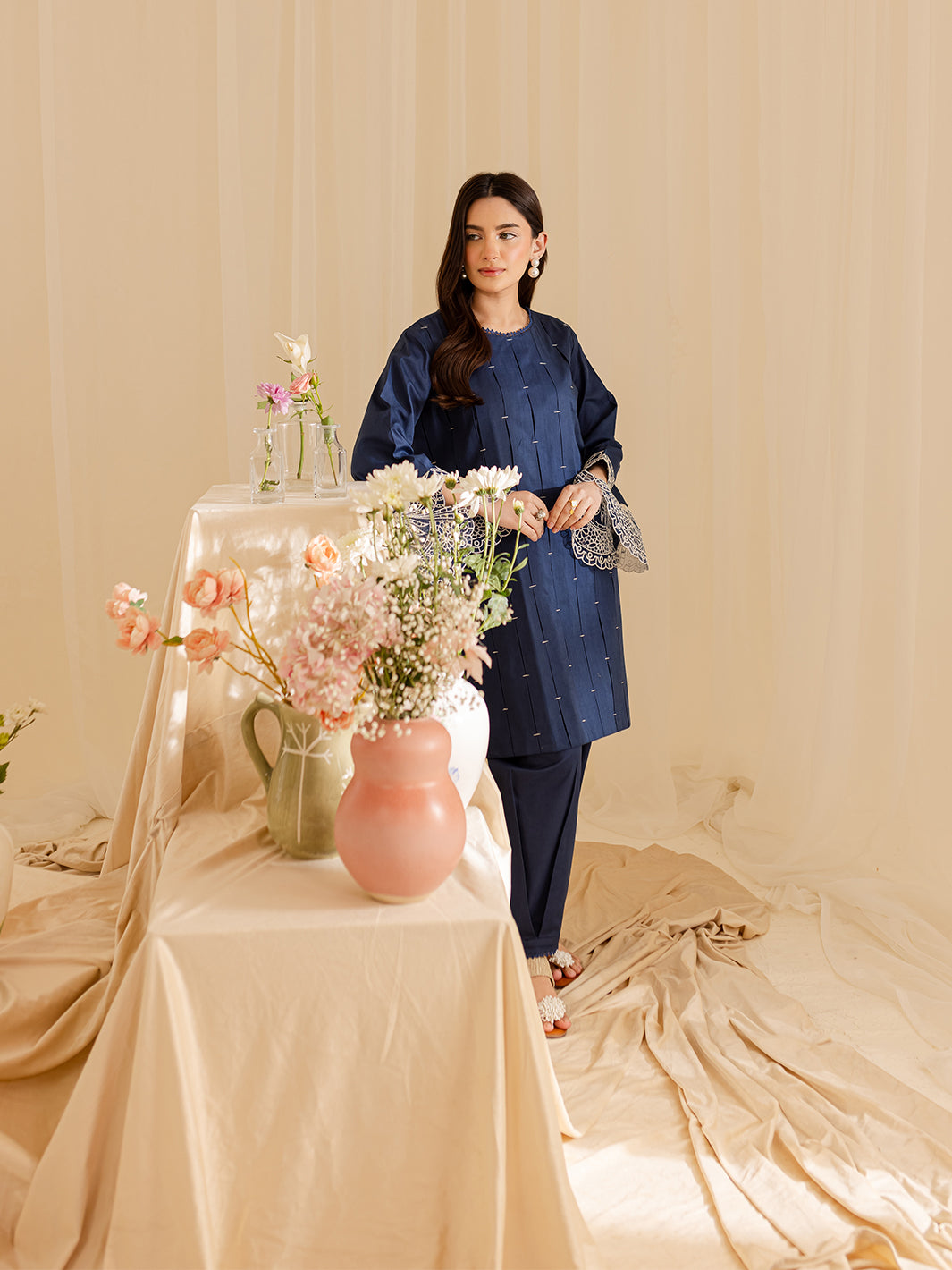 Mahnur | Petal Whispers Lawn Pret | Bluebell by Mahnur - Designer Dress - Type: Ladies Clothes - Available at Libayah - 100% Original