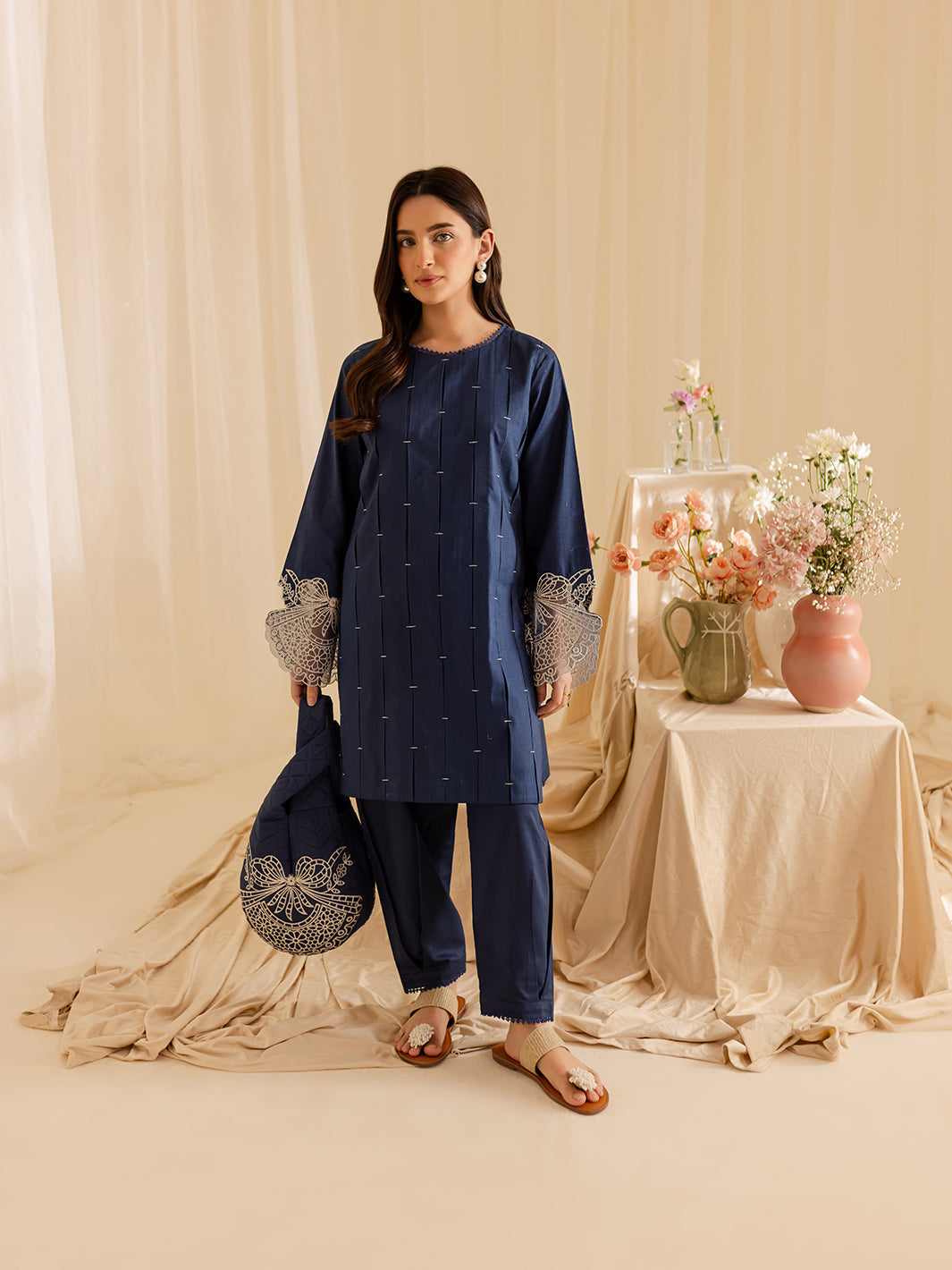 Mahnur | Petal Whispers Lawn Pret | Bluebell by Mahnur - Designer Dress - Type: Ladies Clothes - Available at Libayah - 100% Original