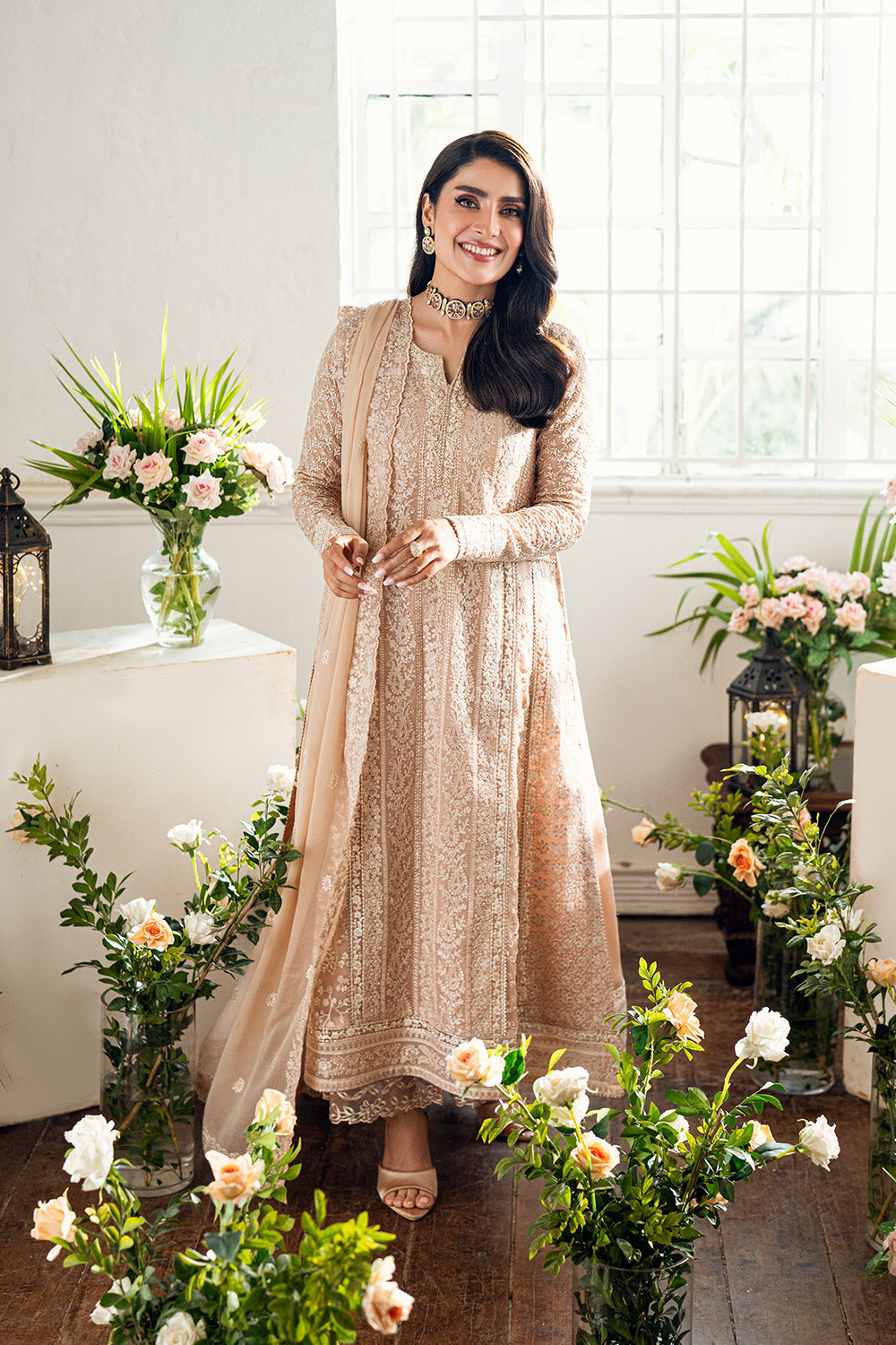 Azure | Vogue Formals | Celestial Cream by Azure - Designer Dress - Type: Ladies Clothes - Available at Libayah - 100% Original