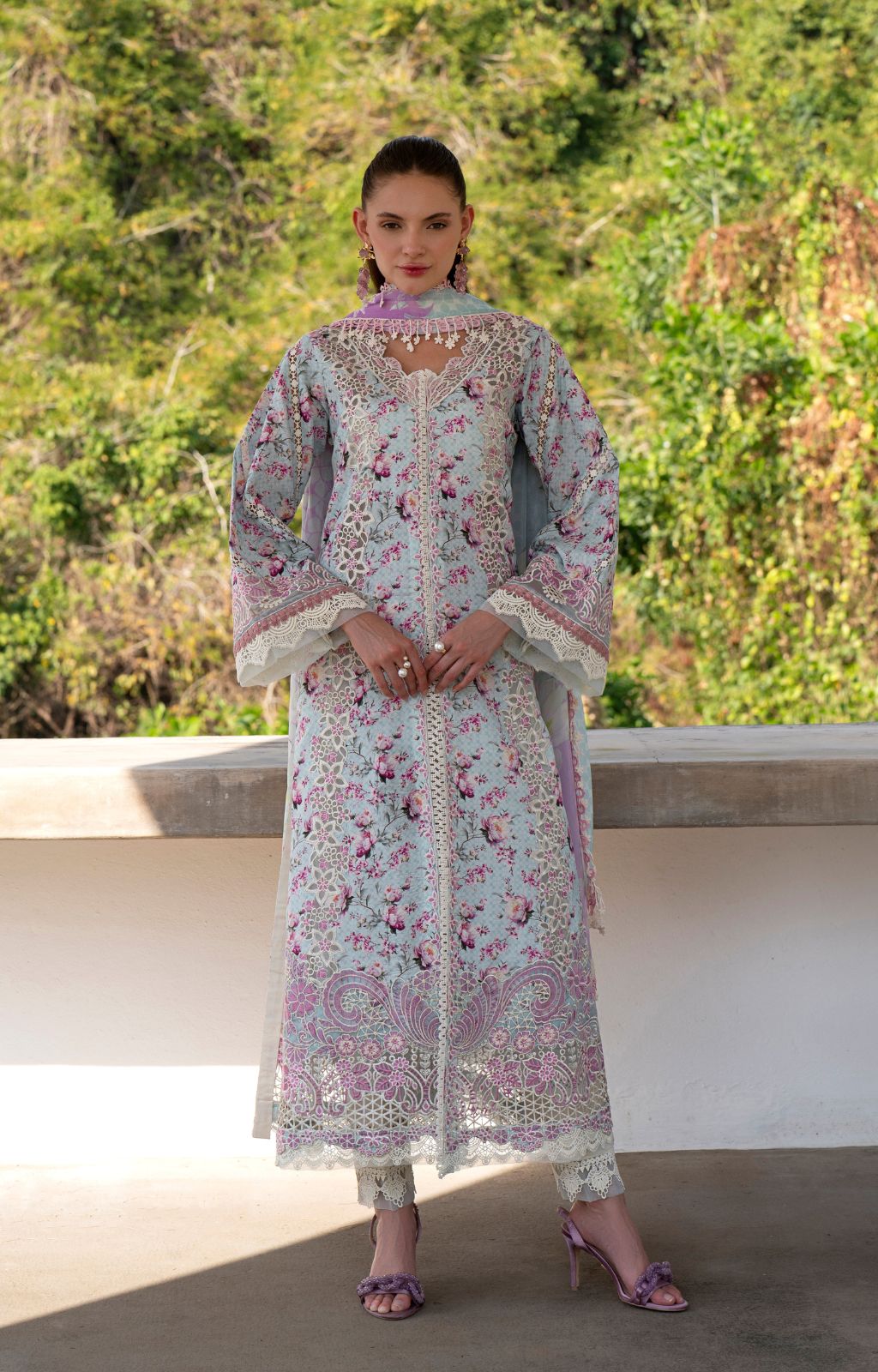 AJR Couture | Printakari Lawn 25 | Charlotte by AJR Couture - Designer Dress - Type: Ladies Clothes - Available at Libayah - 100% Original
