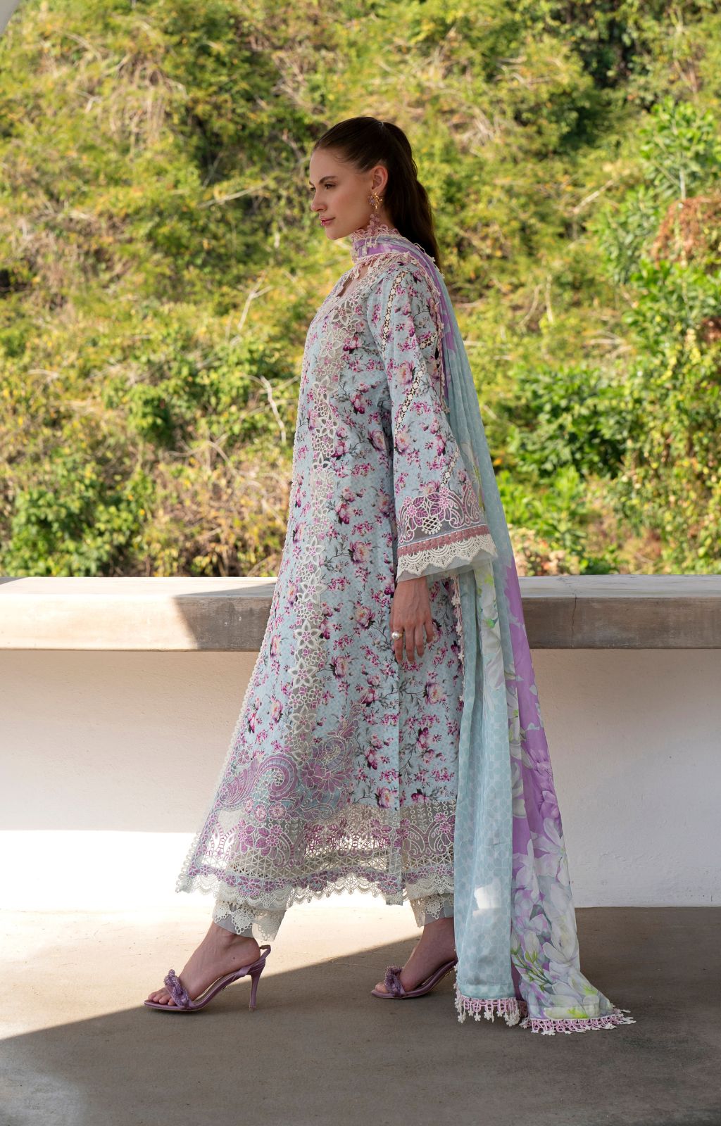 AJR Couture | Printakari Lawn 25 | Charlotte by AJR Couture - Designer Dress - Type: Ladies Clothes - Available at Libayah - 100% Original
