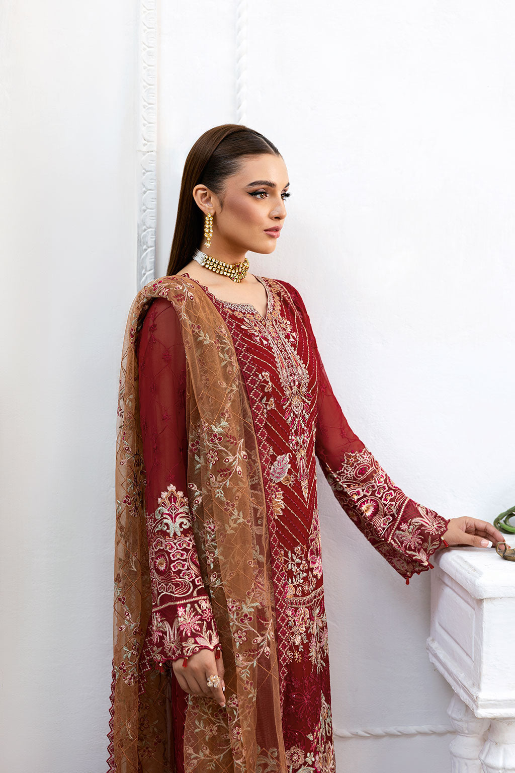 Ramsha | Chevron Chiffon Collection | A-1010 by Ramsha - Designer Dress - Type: Ladies Clothes - Available at Libayah - 100% Original
