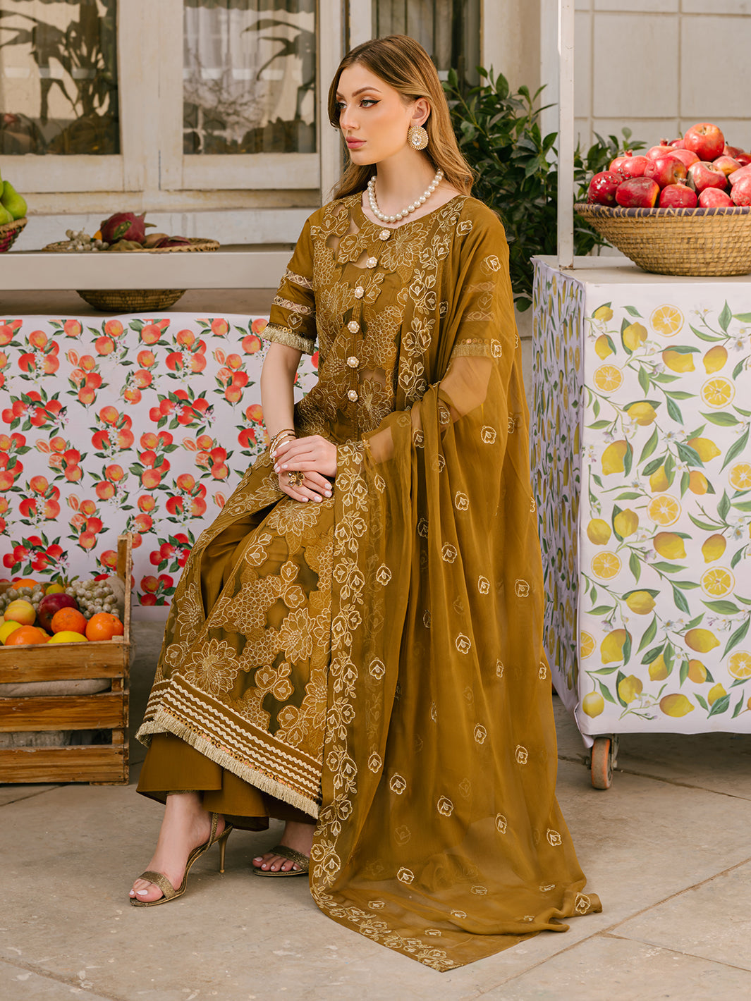 Mahnur | Mahrukh Eid Edit 24 | CHLOE by Mahnur - Designer Dress - Type: Ladies Clothes - Available at Libayah - 100% Original