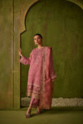 Dhanak | Festive Formals | SS24DU-3193 PINK 3Pcs by Saffron - Designer Dress - Type: Formal - Available at Libayah - 100% Original