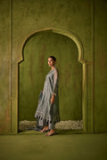 Dhanak | Festive Formals | SS24DU-3196 BLUE 3Pcs by Dhanak - Designer Dress - Type: Formal - Available at Libayah - 100% Original