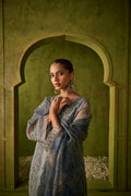 Dhanak | Festive Formals | SS24DU-3196 BLUE 3Pcs by Dhanak - Designer Dress - Type: Formal - Available at Libayah - 100% Original