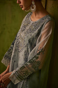 Dhanak | Festive Formals | SS24DU-3196 BLUE 3Pcs by Dhanak - Designer Dress - Type: Formal - Available at Libayah - 100% Original