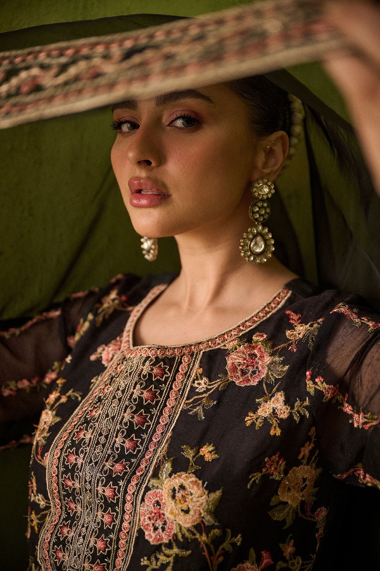 Dhanak | Festive Formals | SS24DU-3192 BLACK 3Pcs by Dhanak - Designer Dress - Type: Formal - Available at Libayah - 100% Original