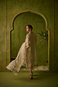 Dhanak | Festive Formals | SS24DU-3194 BEIGE 3Pcs by Dhanak - Designer Dress - Type: Luxury - Available at Libayah - 100% Original