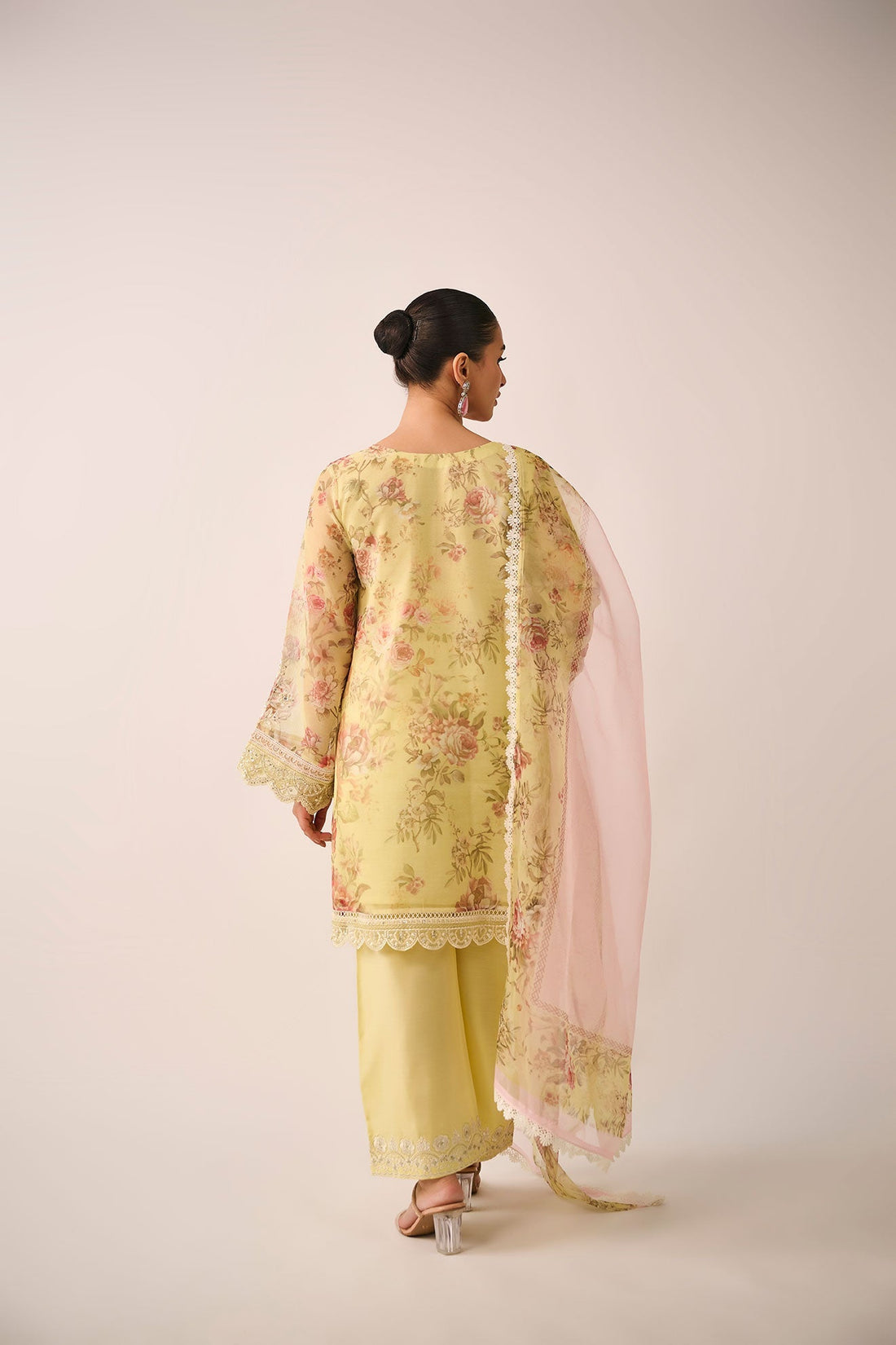 Dhanak | Festive Signature Pret | SS24DA-2466 LEMON YELLOW by Dhanak - Designer Dress - Type: Formal - Available at Libayah - 100% Original