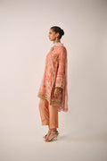 Dhanak | Festive Signature Pret | SS24DA-2477 RUST by Dhanak - Designer Dress - Type: Formal - Available at Libayah - 100% Original