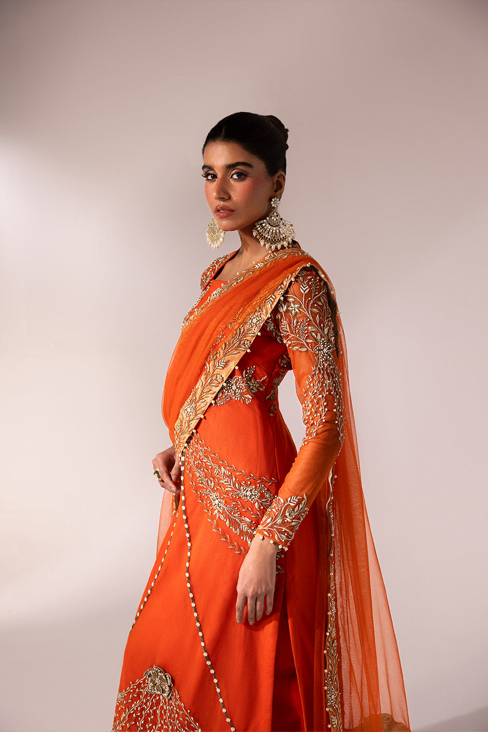 Caia | Regine Luxury Formal 23 | TANGERINE by Caia - Designer Dress - Type: Ladies Clothes - Available at Libayah - 100% Original