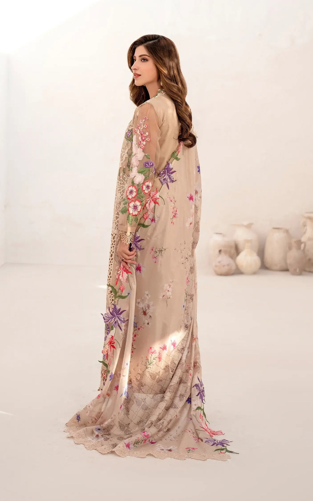Asifa and Nabeel | Azalia Sumemr 25 | Carnation (AZL25-09) by Asifa and Nabeel - Designer Dress - Type: Ladies Clothes - Available at Libayah - 100% Original