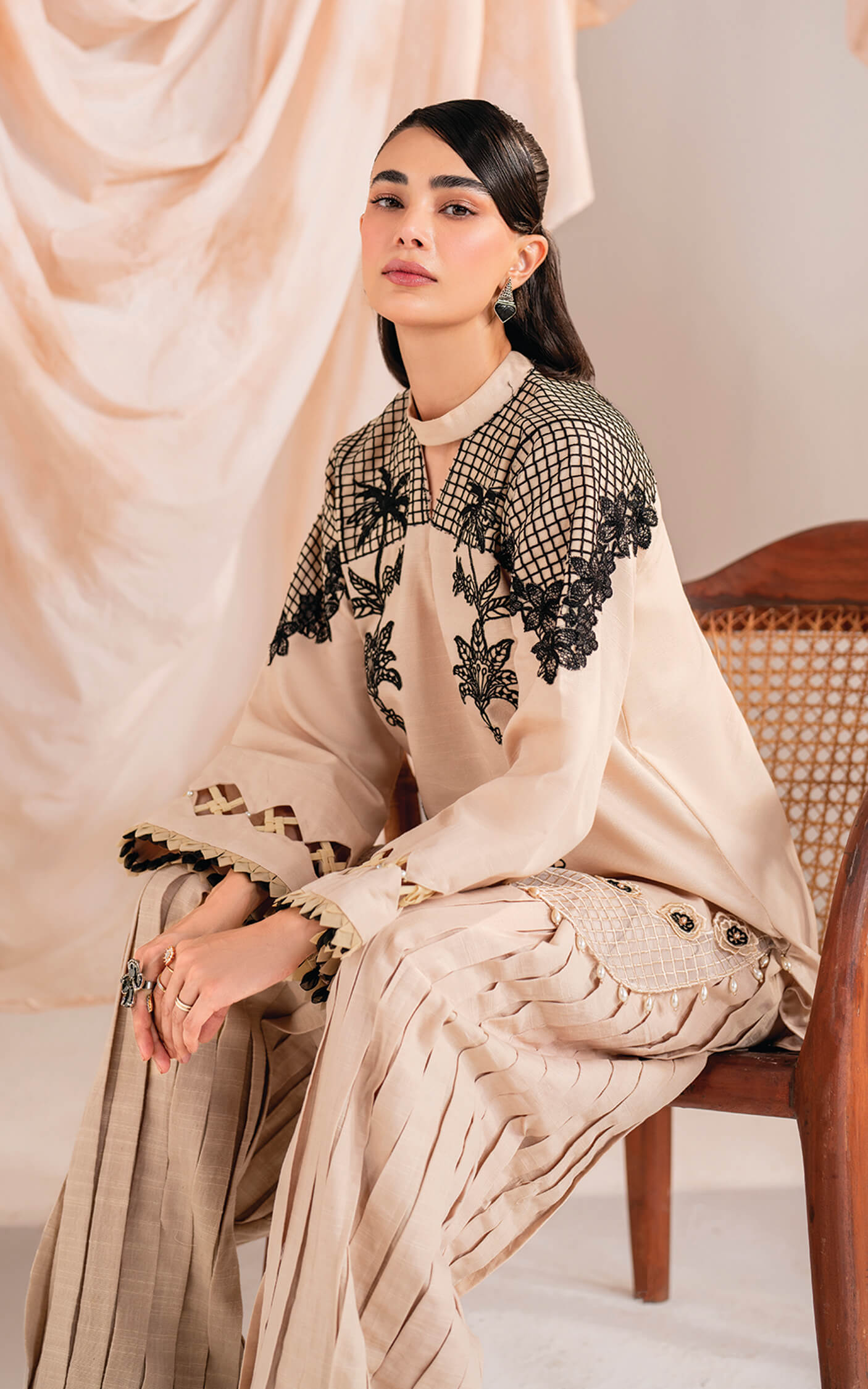 Asifa and Nabeel | Winter Meraki 24 | Cascade-MW-13 by Asifa and Nabeel - Designer Dress - Type: Ladies Clothes - Available at Libayah - 100% Original