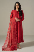 Cross Stitch | Chikankari Lawn 25 | CARMINE GRIS by Cross Stitch - Designer Dress - Type: Ladies Clothes - Available at Libayah - 100% Original