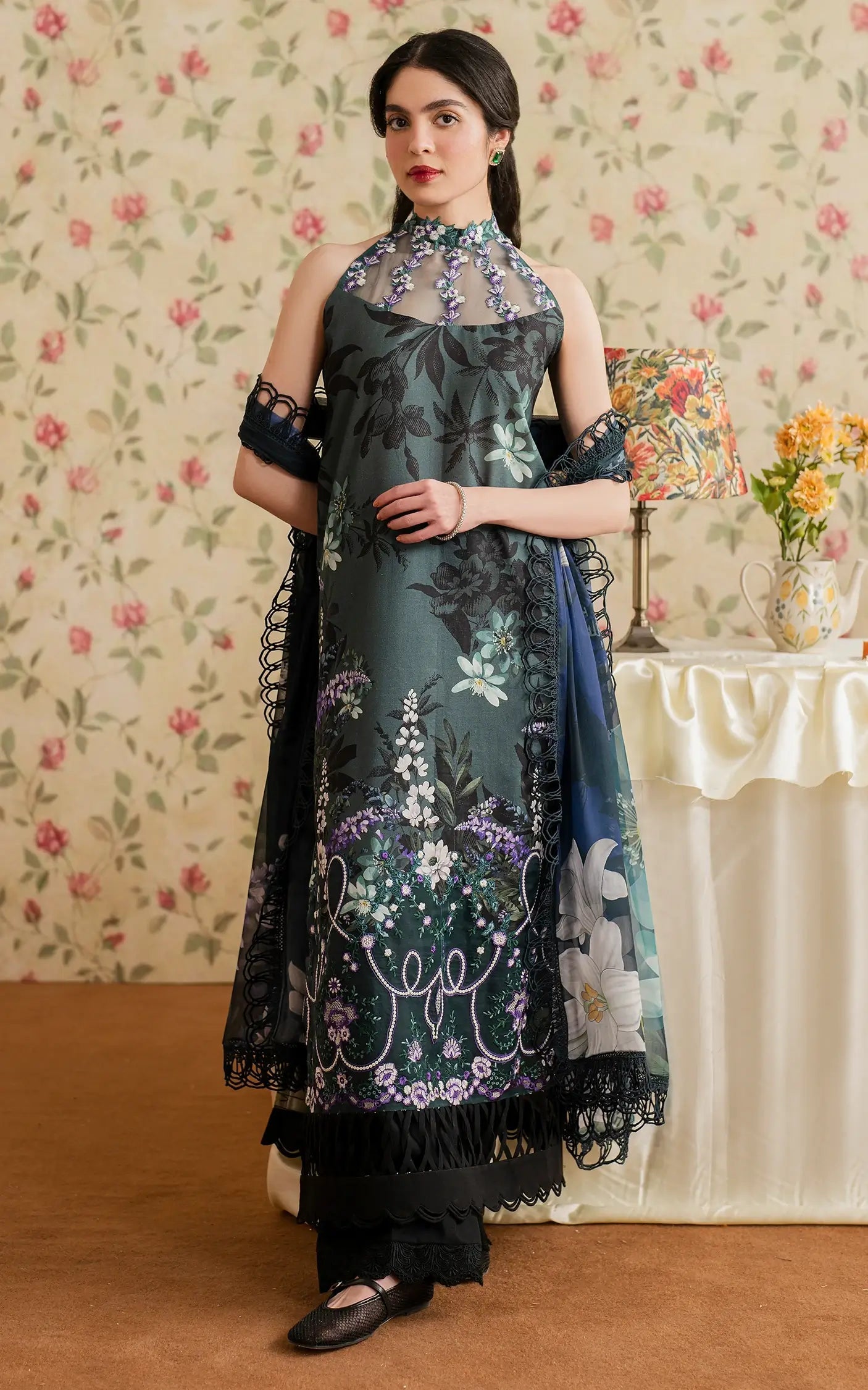 Asifa and Nabeel | Meraki Vintage 25 | Chandi Raatain (MVL25-12) by Asifa and Nabeel - Designer Dress - Type: Ladies Clothes - Available at Libayah - 100% Original