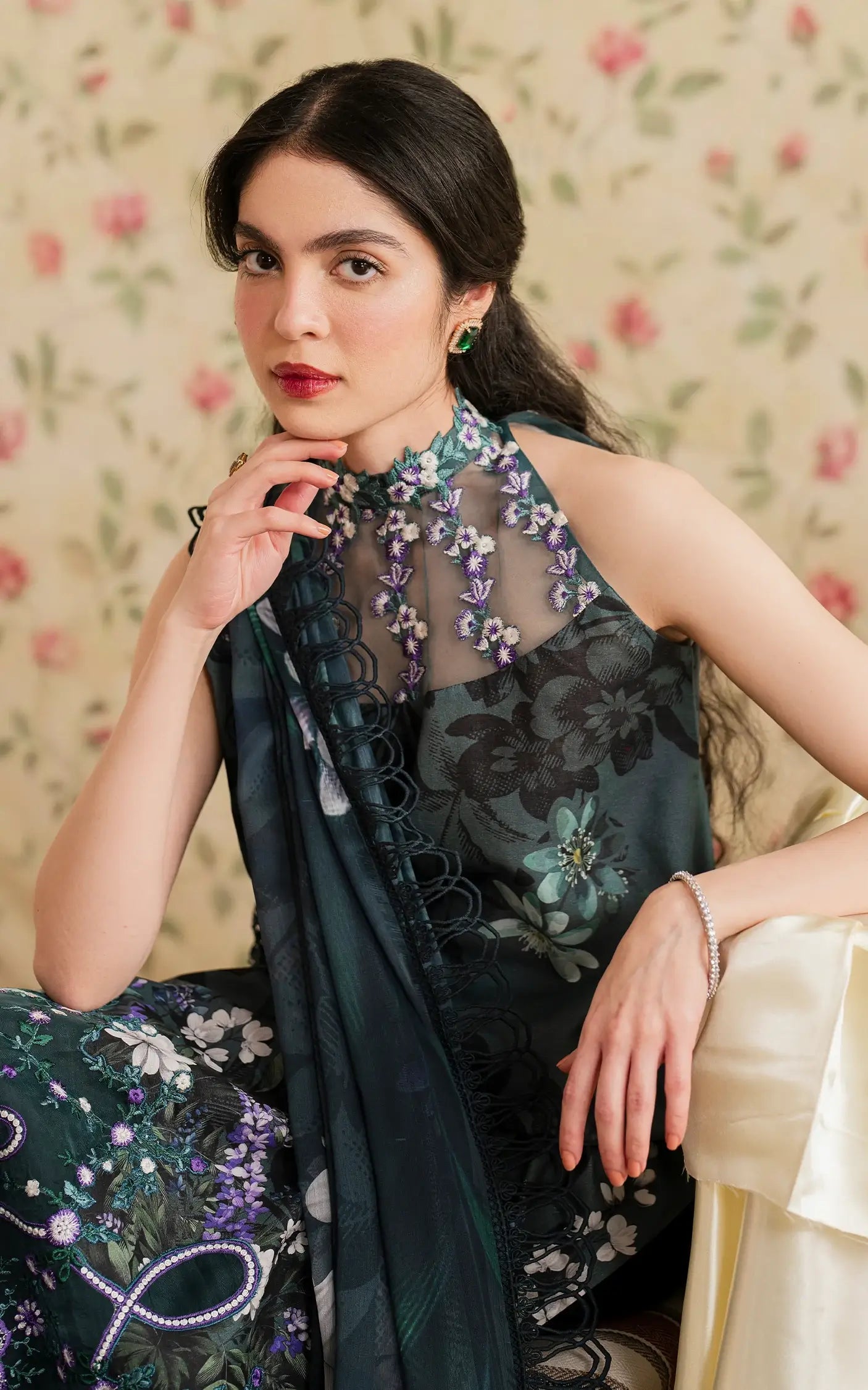 Asifa and Nabeel | Meraki Vintage 25 | Chandi Raatain (MVL25-12) by Asifa and Nabeel - Designer Dress - Type: Ladies Clothes - Available at Libayah - 100% Original