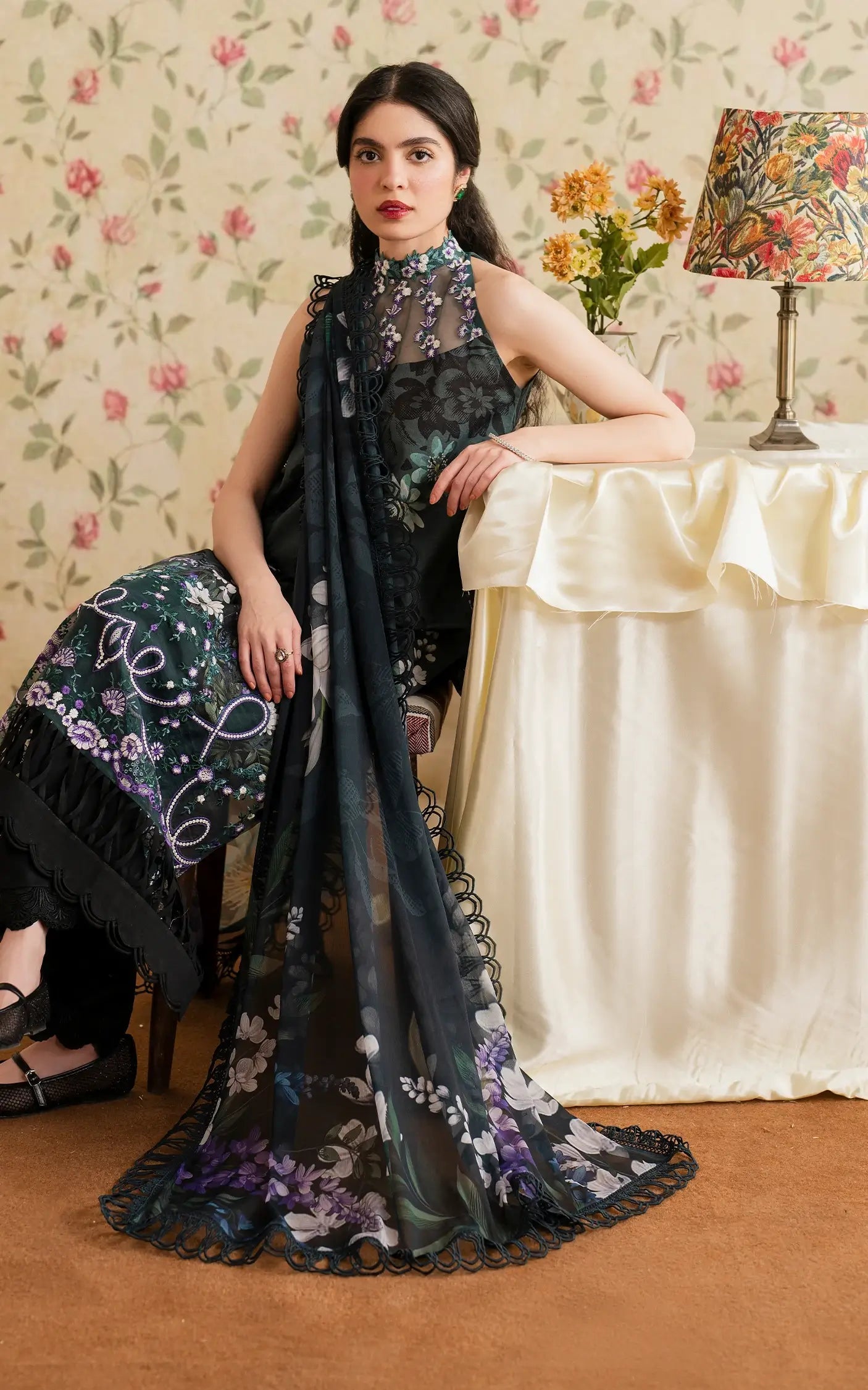 Asifa and Nabeel | Meraki Vintage 25 | Chandi Raatain (MVL25-12) by Asifa and Nabeel - Designer Dress - Type: Ladies Clothes - Available at Libayah - 100% Original