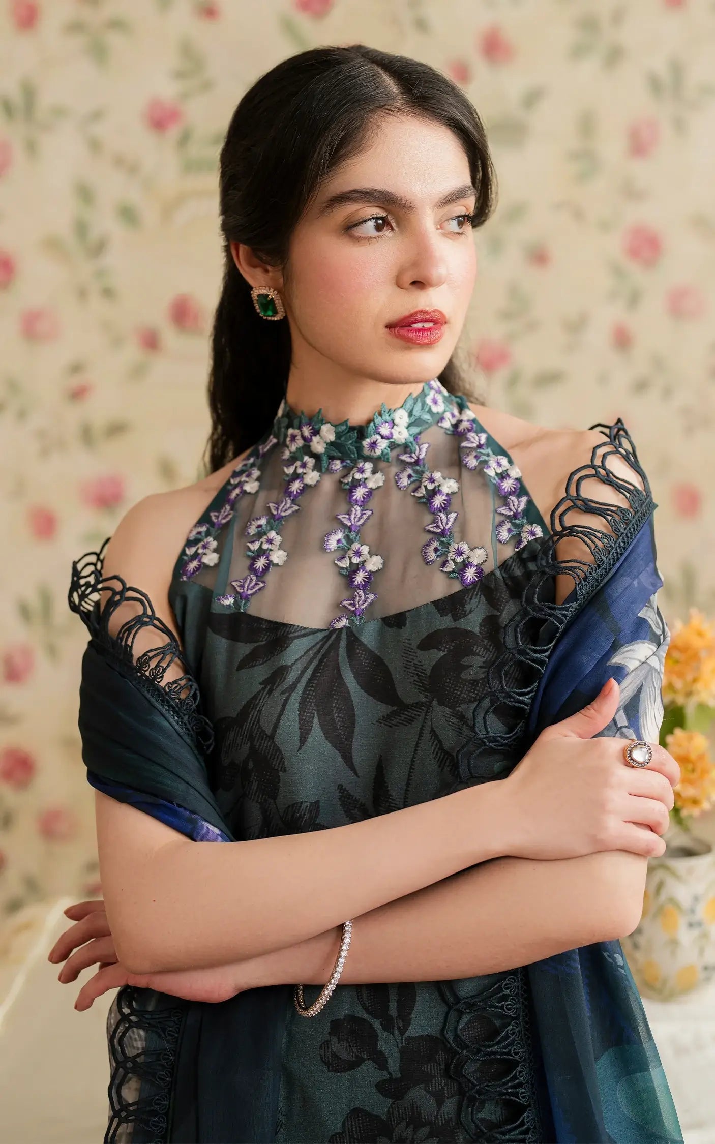 Asifa and Nabeel | Meraki Vintage 25 | Chandi Raatain (MVL25-12) by Asifa and Nabeel - Designer Dress - Type: Ladies Clothes - Available at Libayah - 100% Original