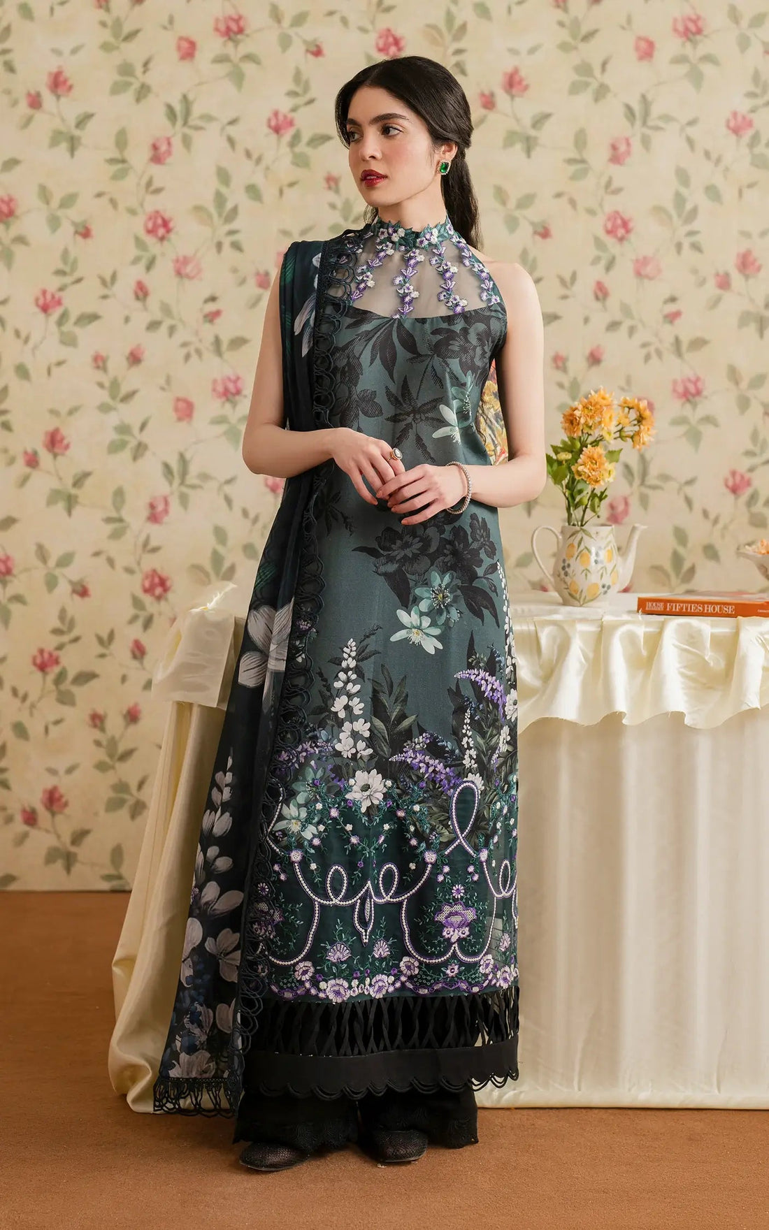 Asifa and Nabeel | Meraki Vintage 25 | Chandi Raatain (MVL25-12) by Asifa and Nabeel - Designer Dress - Type: Ladies Clothes - Available at Libayah - 100% Original