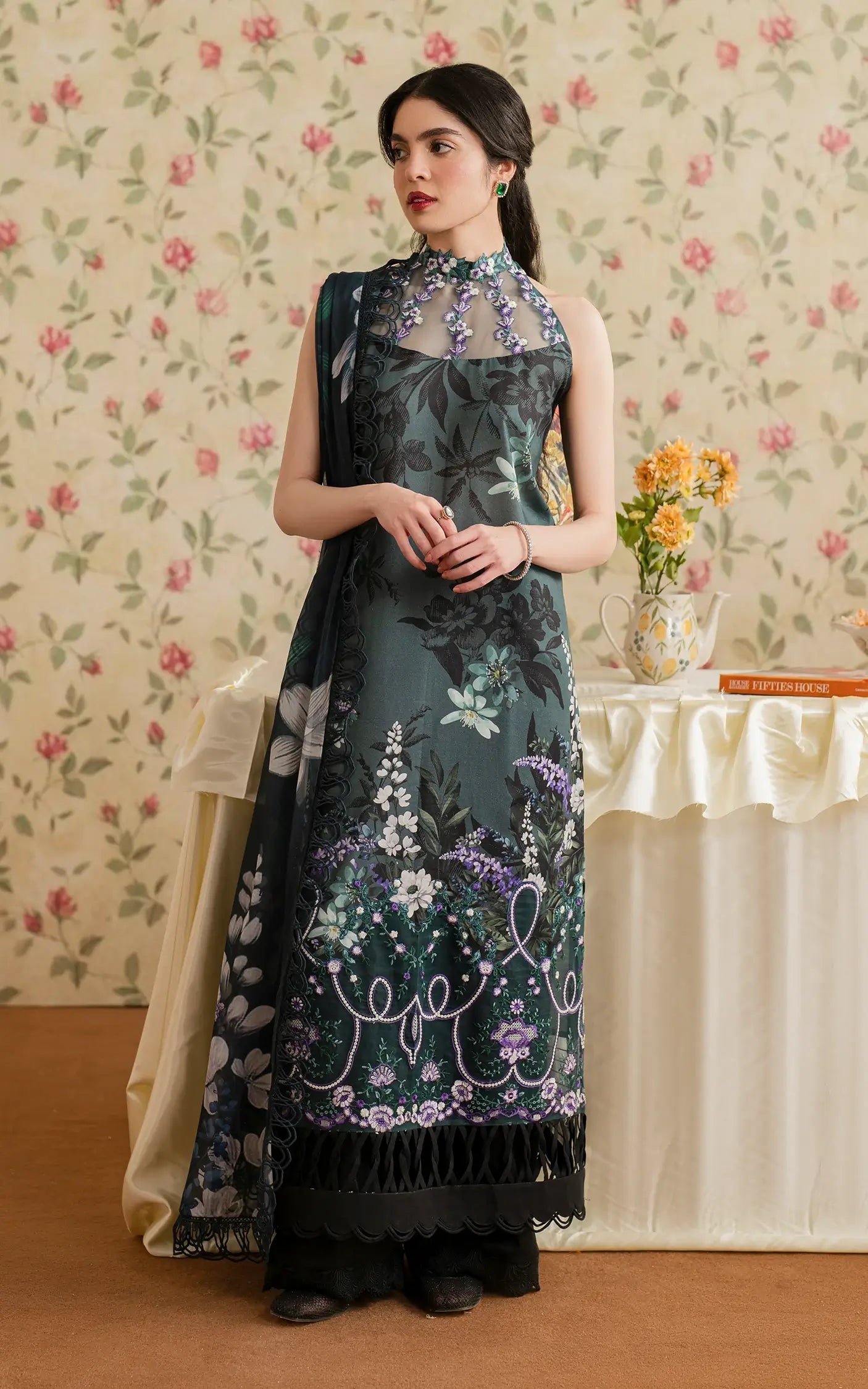 Asifa and Nabeel | Meraki Vintage 25 | Chandi Raatain (MVL25-12) by Asifa and Nabeel - Designer Dress - Type: Ladies Clothes - Available at Libayah - 100% Original