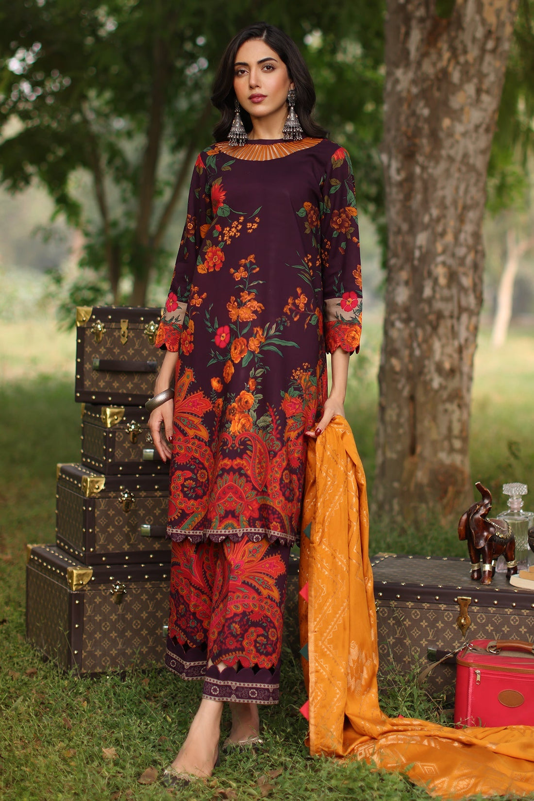 Charizma | Signature C Print |  SPW4-01 by Charizma - Designer Dress - Type: Ladies Clothes - Available at Libayah - 100% Original