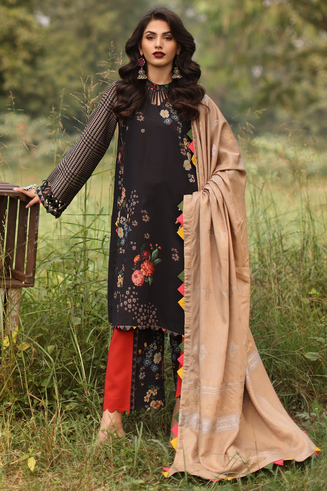 Charizma | Signature C Print |  SPW4-10 by Charzima - Designer Dress - Type: Ladies Clothes - Available at Libayah - 100% Original